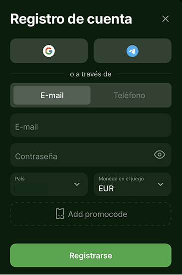 Crea tu cuenta